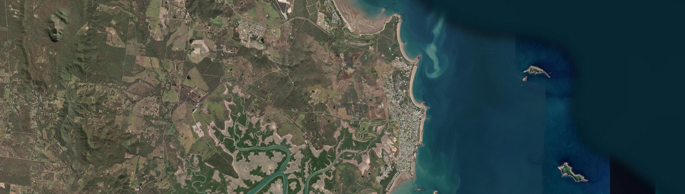 Aerial view of Emu Park, QLD
