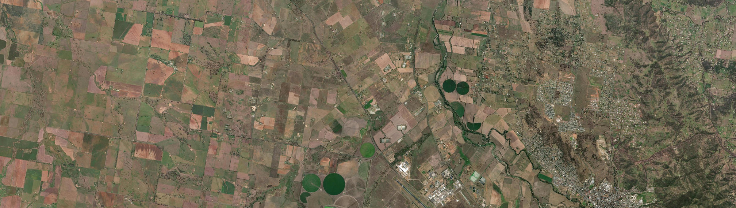 Aerial view of Wallamore, NSW