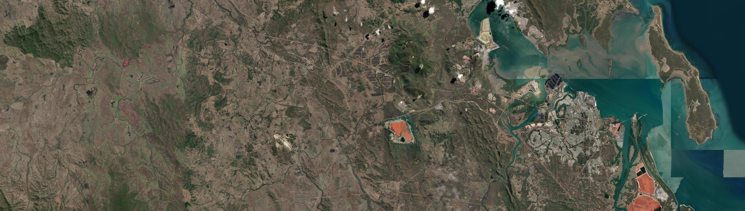 Aerial view of Aldoga, QLD