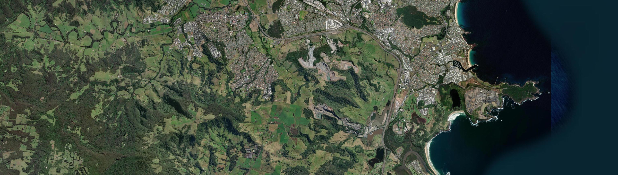 Aerial view of Croom, NSW