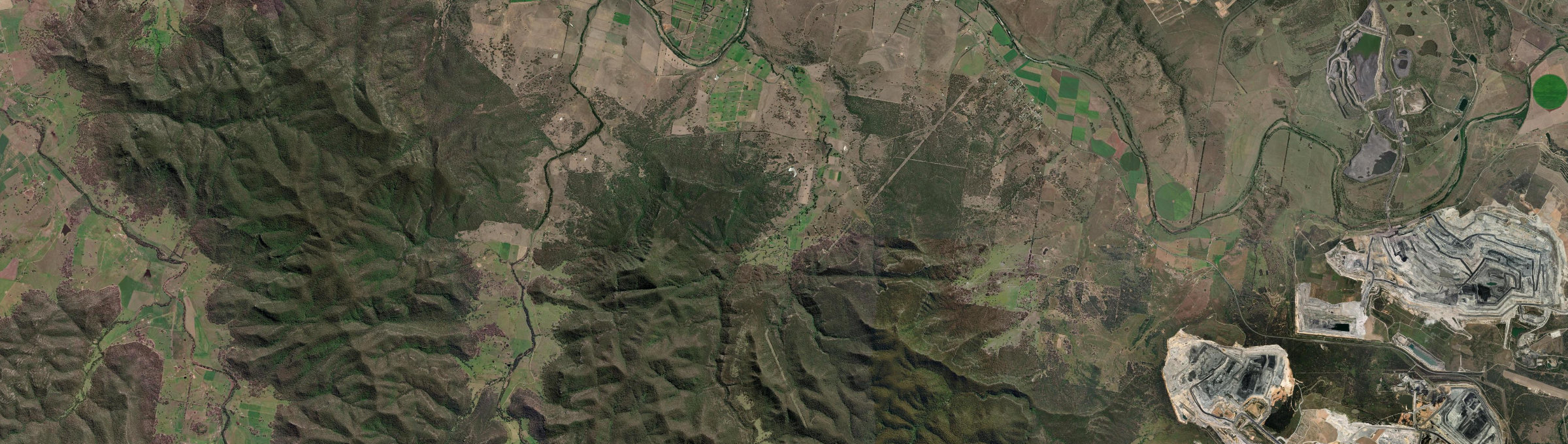 Aerial view of Appletree Flat, NSW