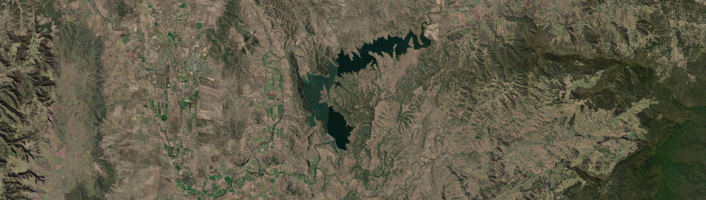 Aerial view of Glenbawn, NSW
