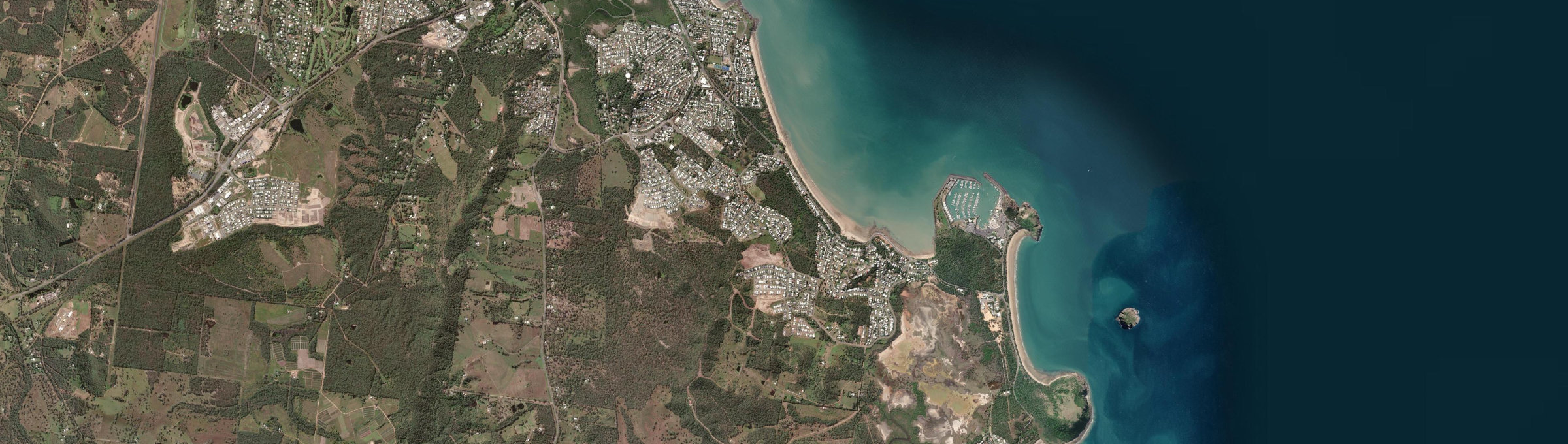 Aerial view of Lammermoor, QLD