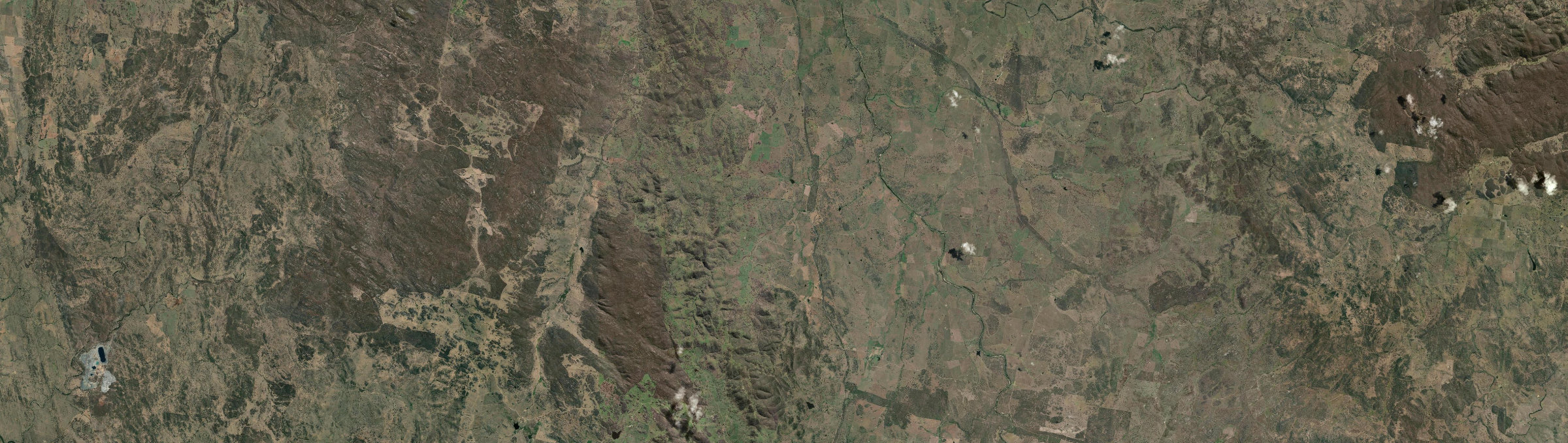 Aerial view of Camerons Creek, NSW