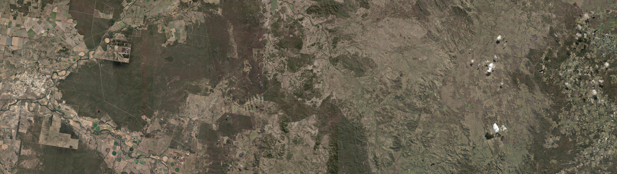 Aerial view of Greenup, QLD