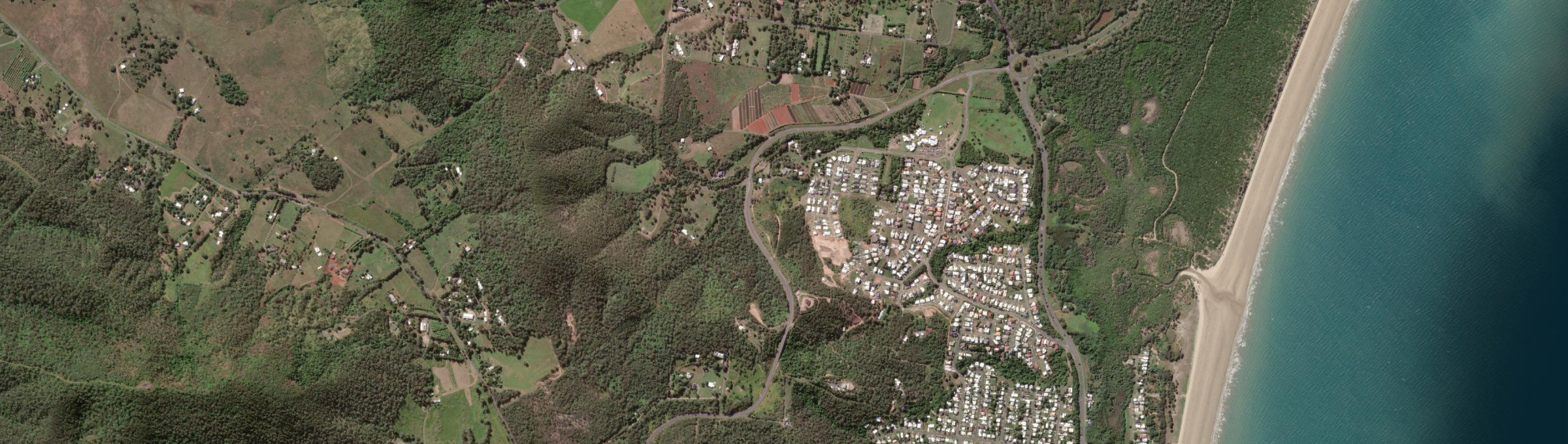 Aerial view of Pacific Heights, QLD
