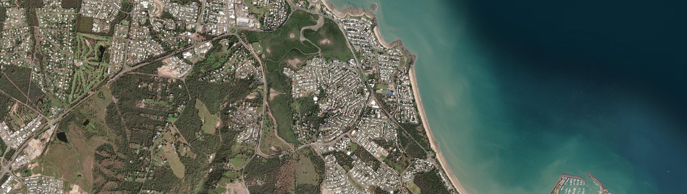 Aerial view of Taranganba, QLD