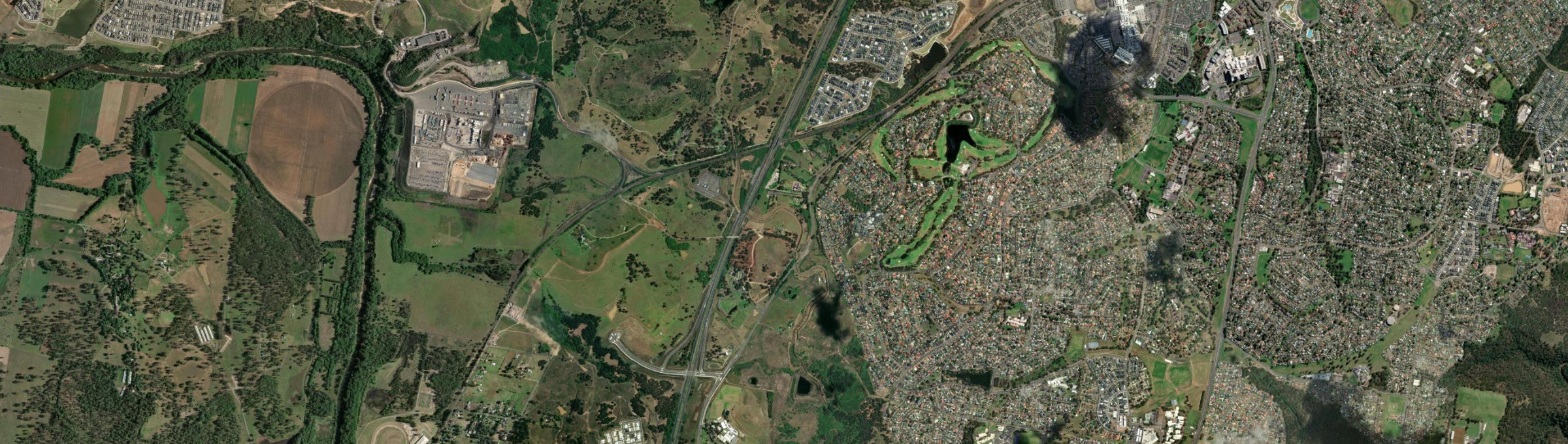 Aerial view of Glen Alpine, NSW