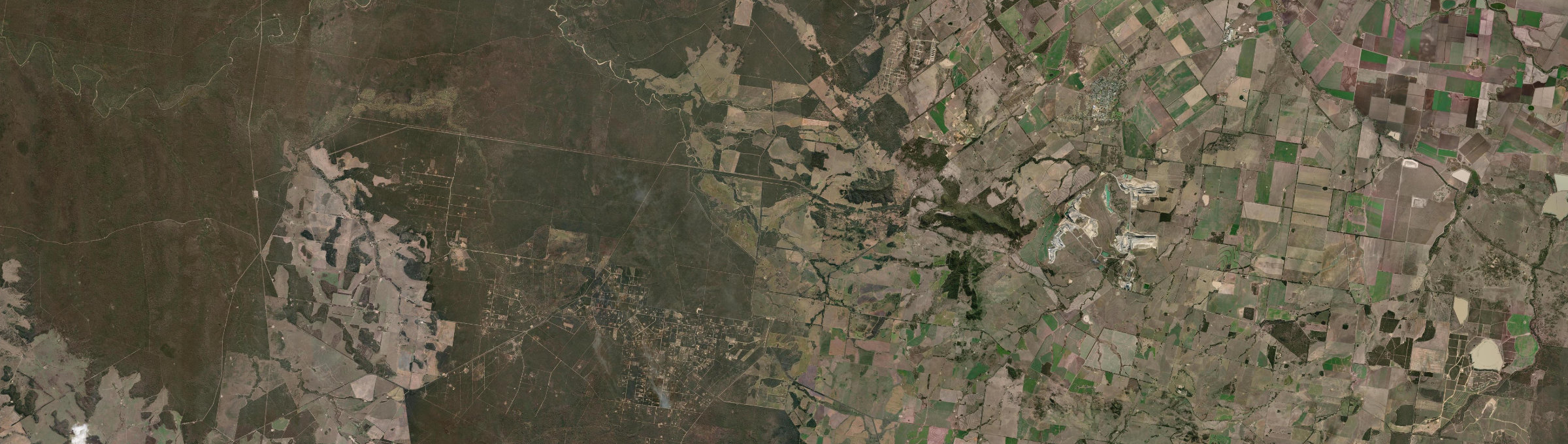 Aerial view of Captains Mountain, QLD