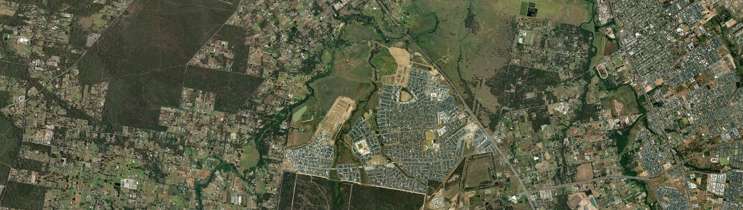 Aerial view of Melonba, NSW