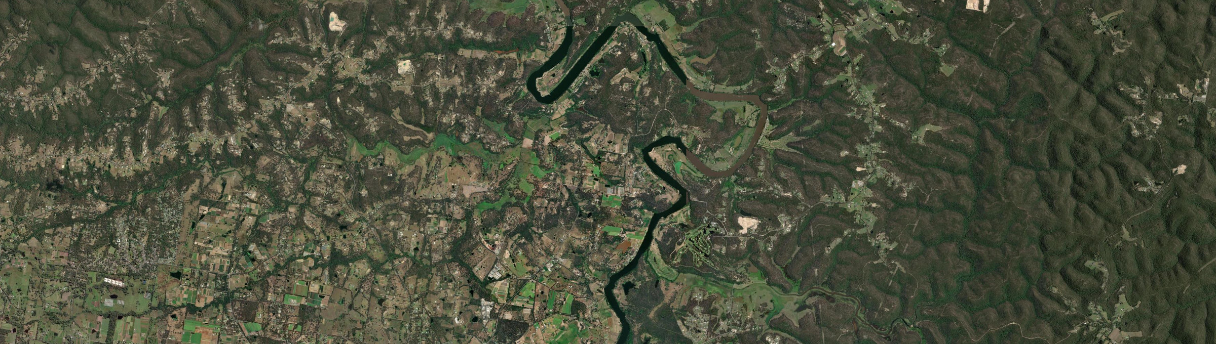 Aerial view of Ebenezer (NSW), NSW
