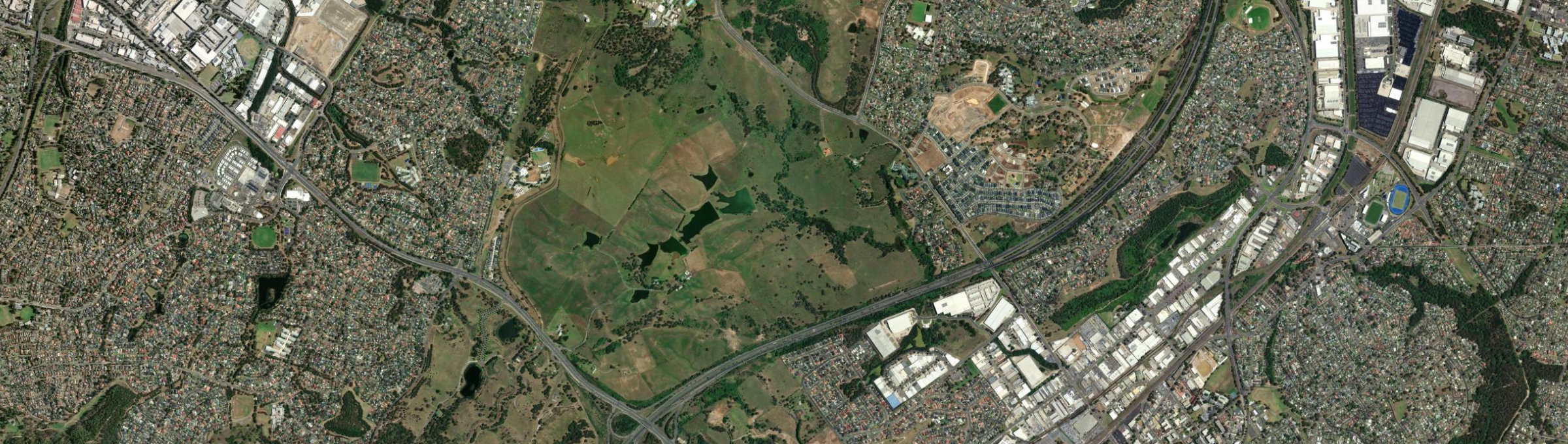 Aerial view of Blairmount, NSW