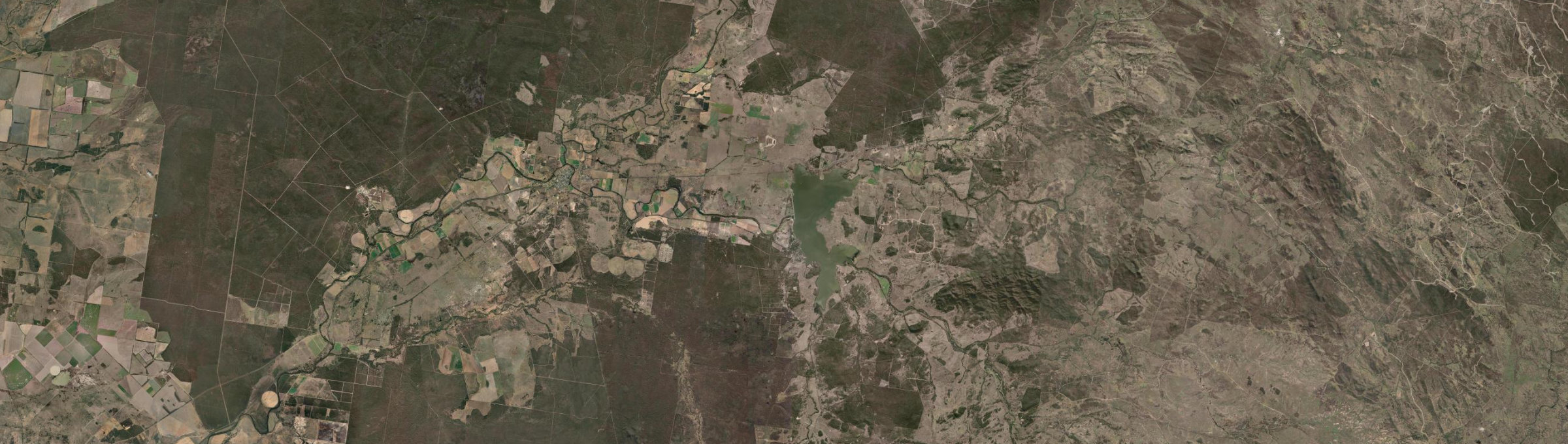 Aerial view of Coolmunda, QLD
