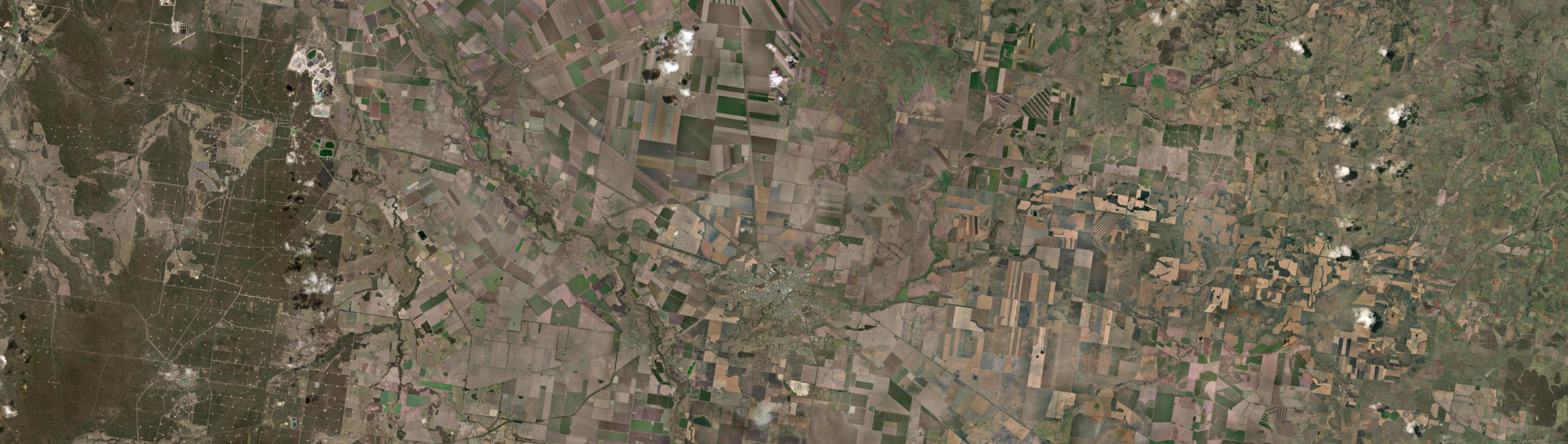 Aerial view of Dalby, QLD