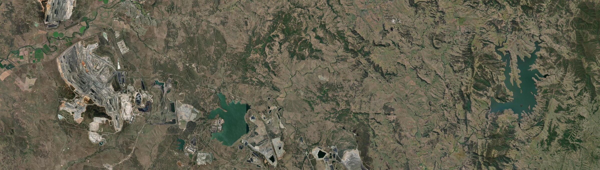 Aerial view of Hebden, NSW