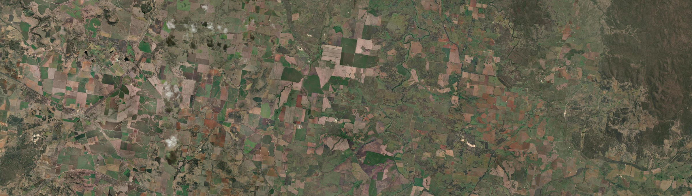 Aerial view of Oakwood (NSW), NSW