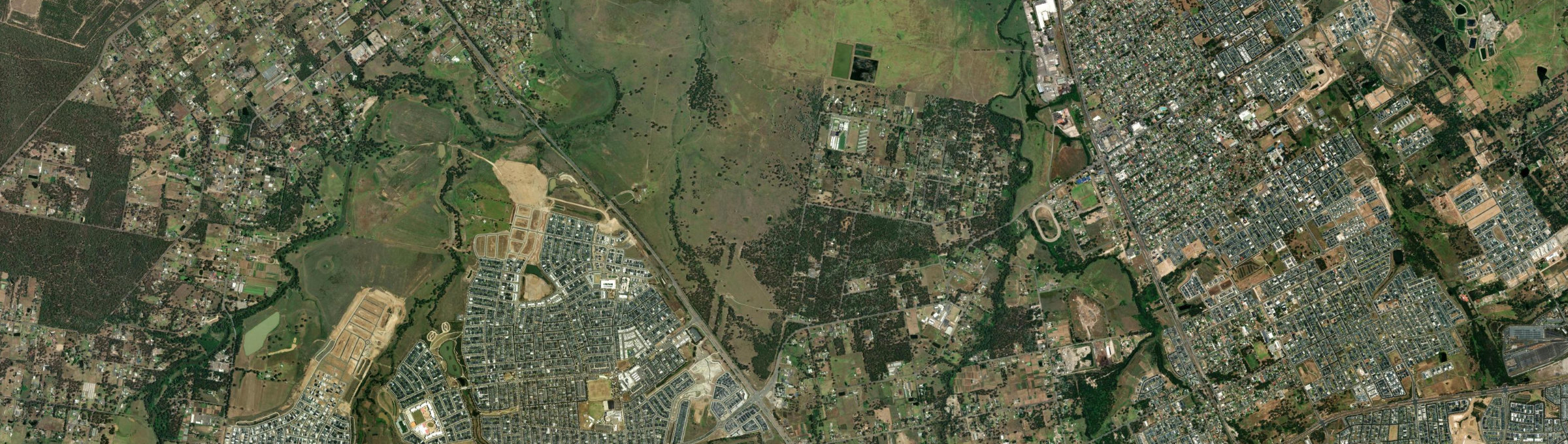 Aerial view of Angus, NSW