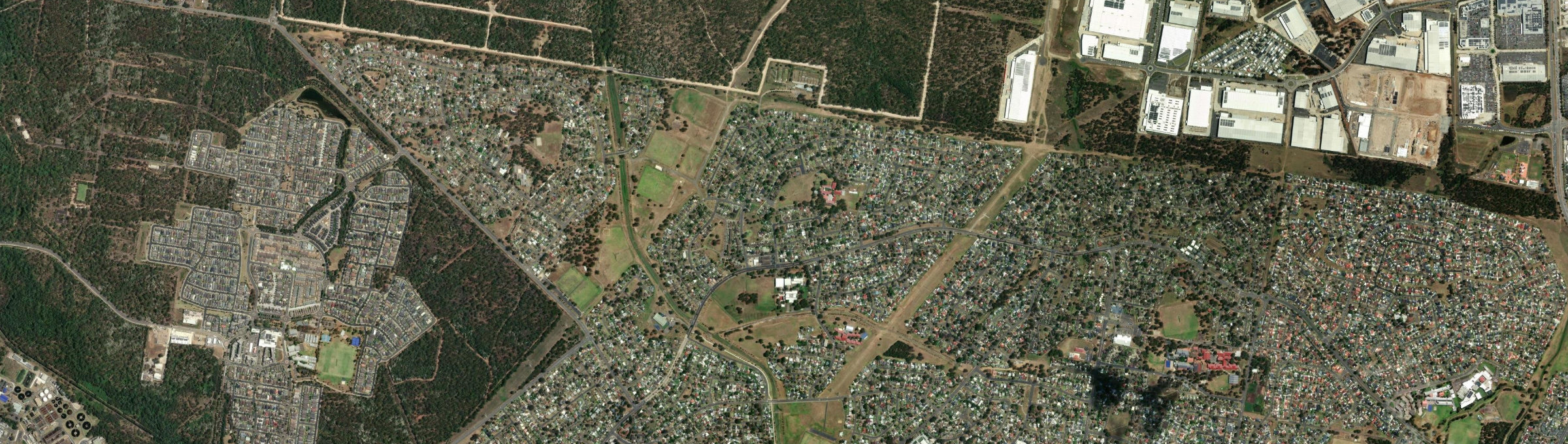 Aerial view of Shalvey, NSW