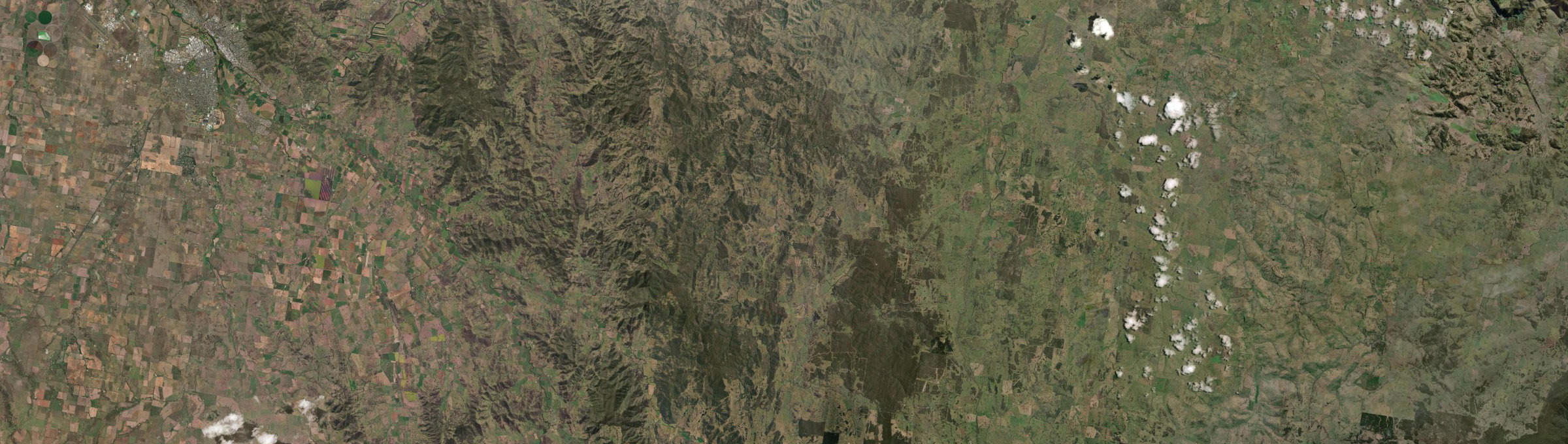 Aerial view of Weabonga, NSW