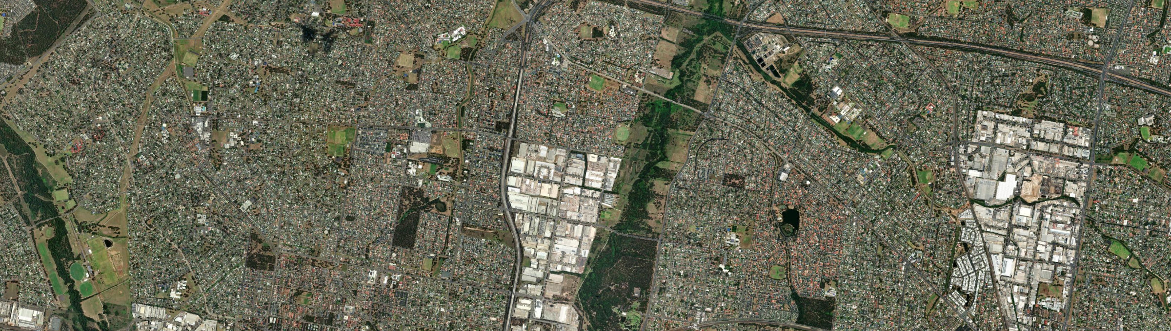 Aerial view of Glendenning, NSW