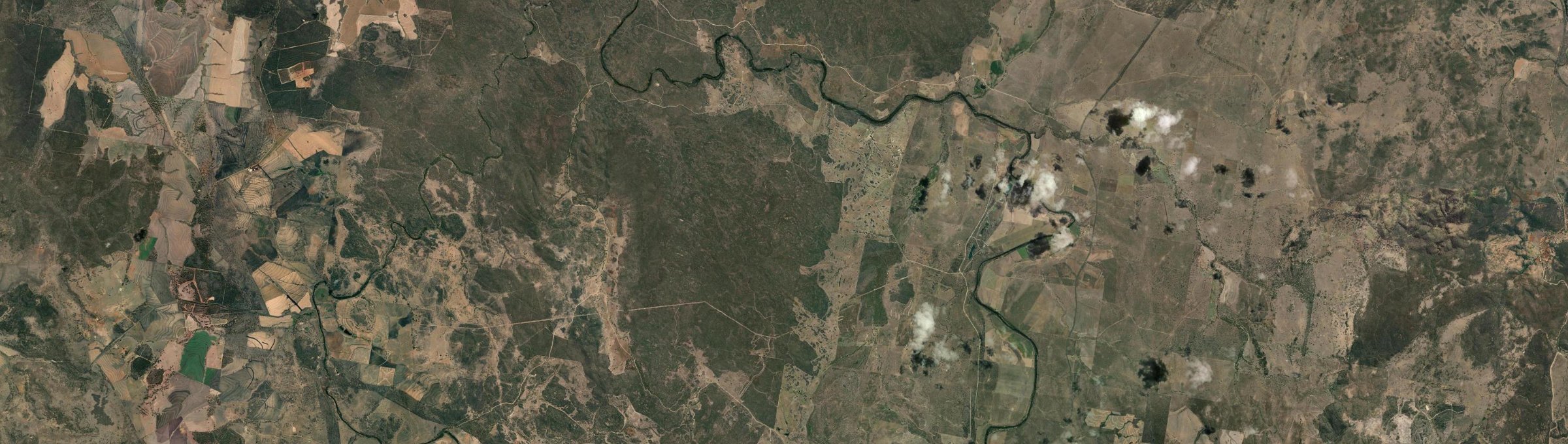 Aerial view of Limestone (NSW), NSW