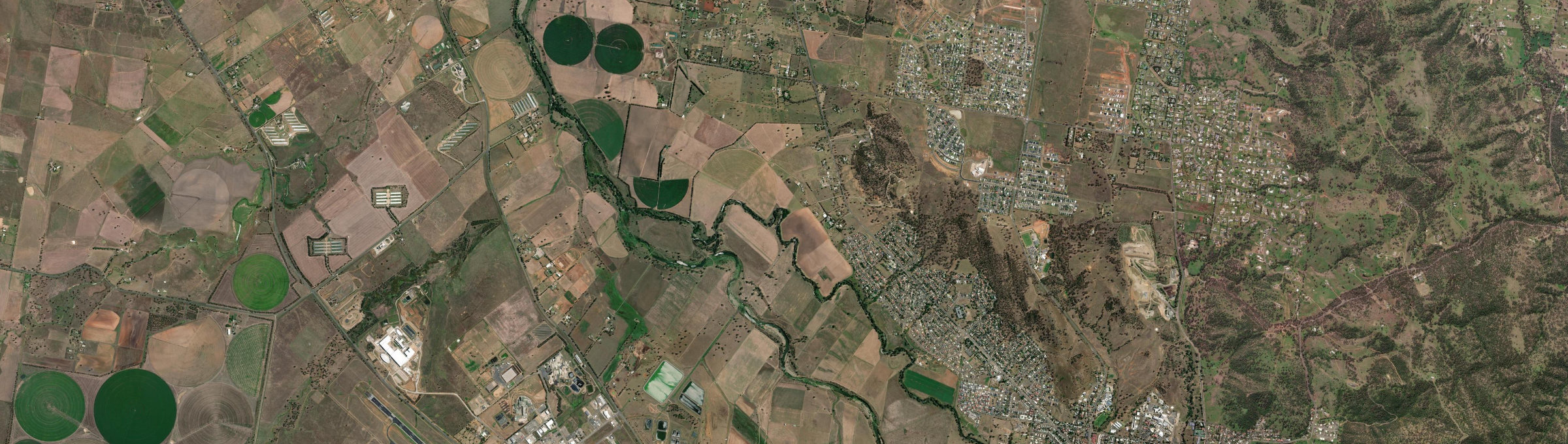 Aerial view of Oxley Vale, NSW