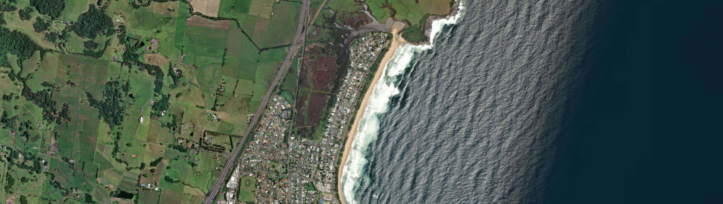 Aerial view of Werri Beach, NSW