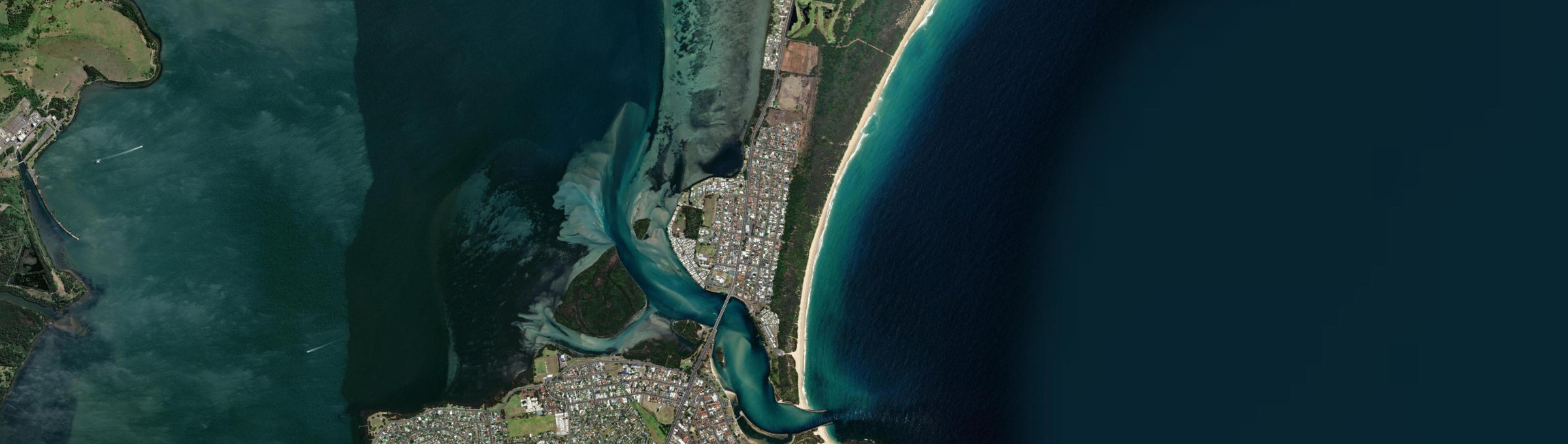 Aerial view of Windang, NSW