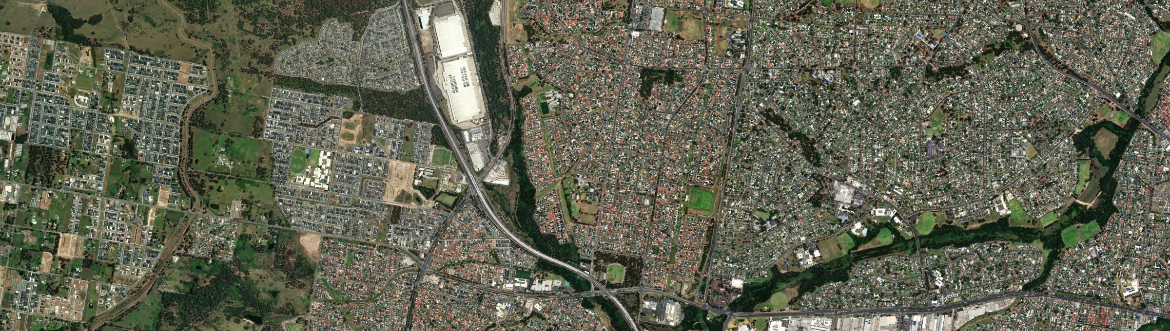 Aerial view of Hinchinbrook (NSW), NSW