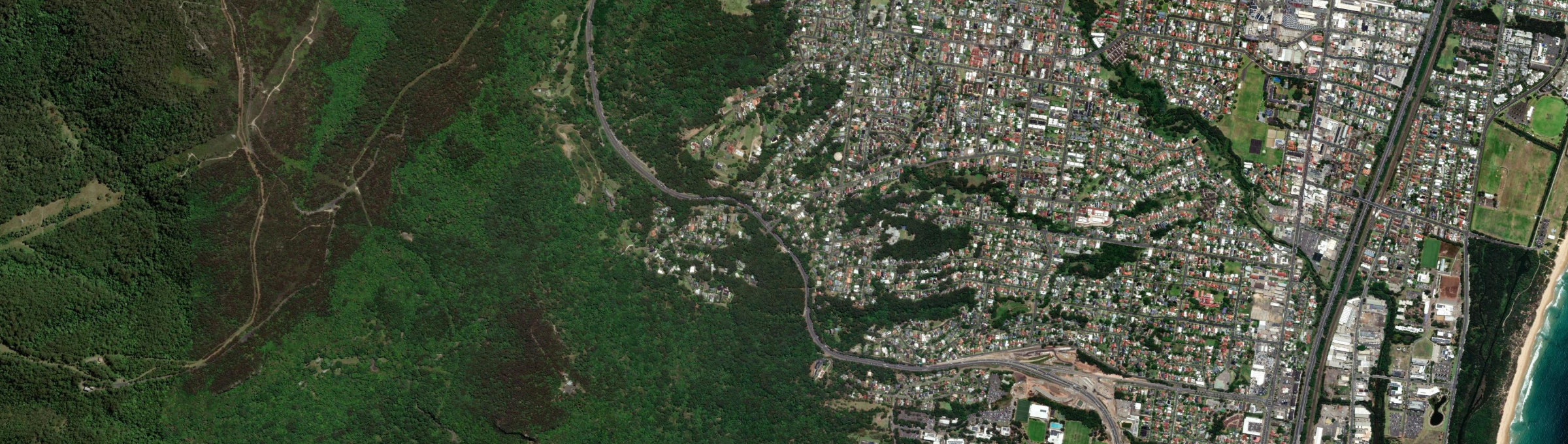 Aerial view of Mount Pleasant (NSW), NSW