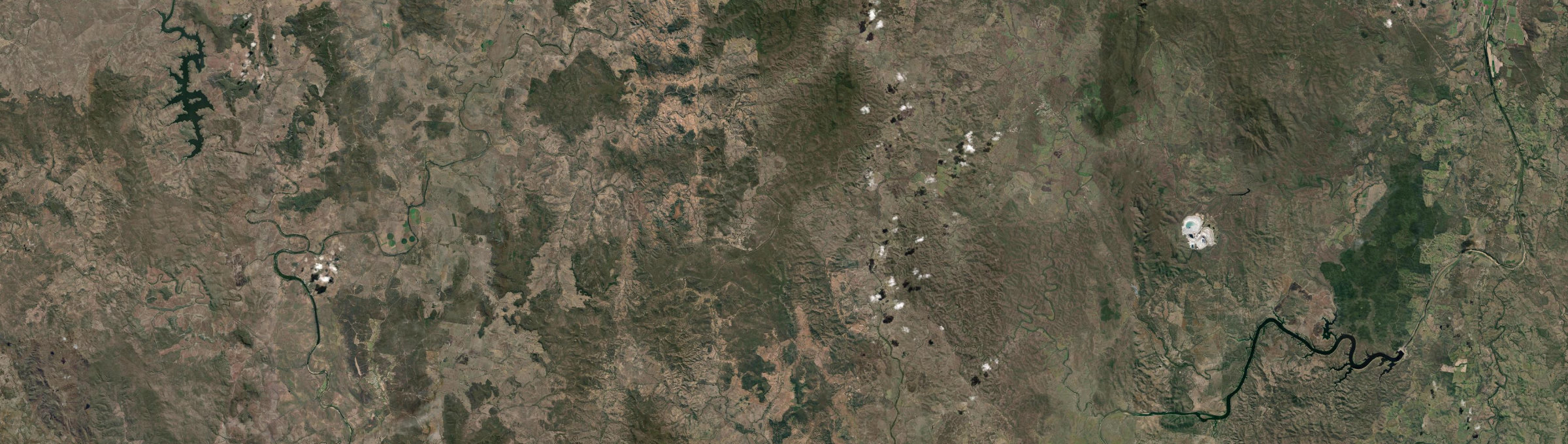 Aerial view of Mungy, QLD