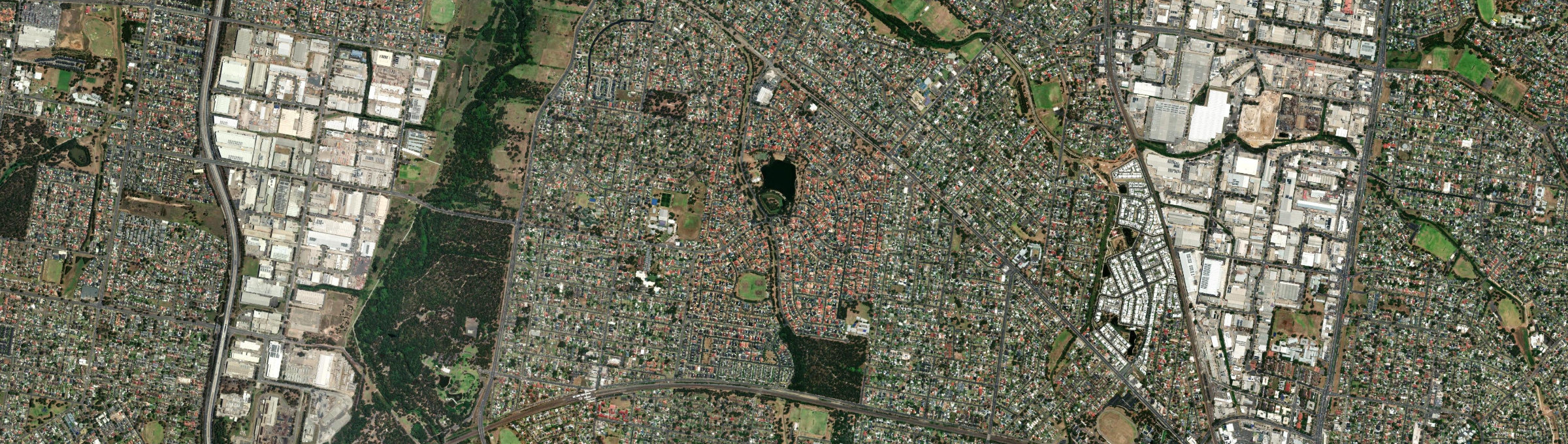 Aerial view of Woodcroft (NSW), NSW