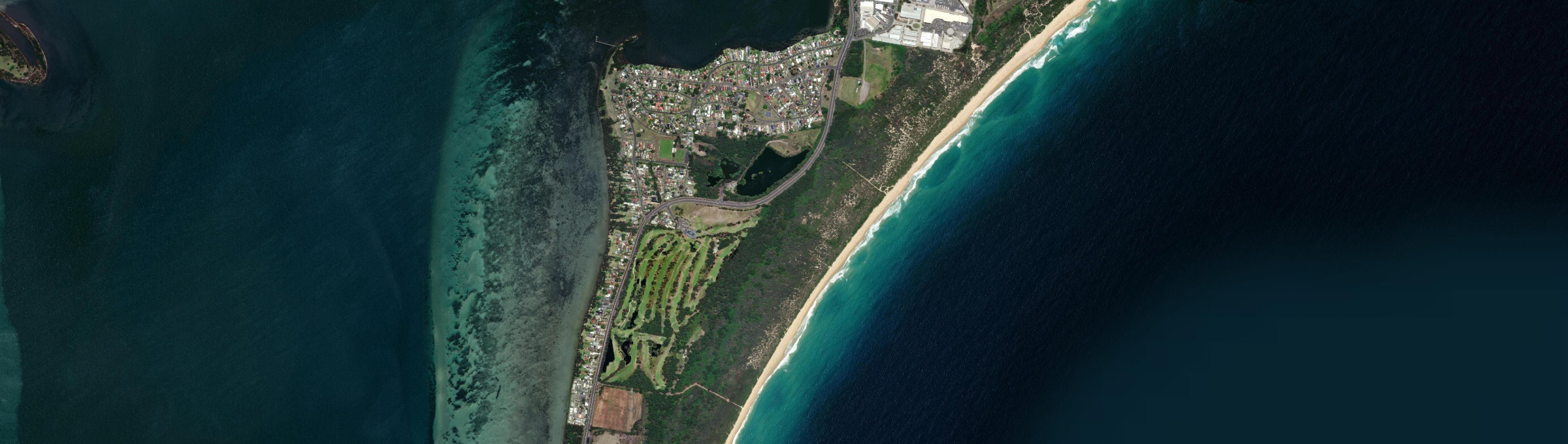 Aerial view of Primbee, NSW