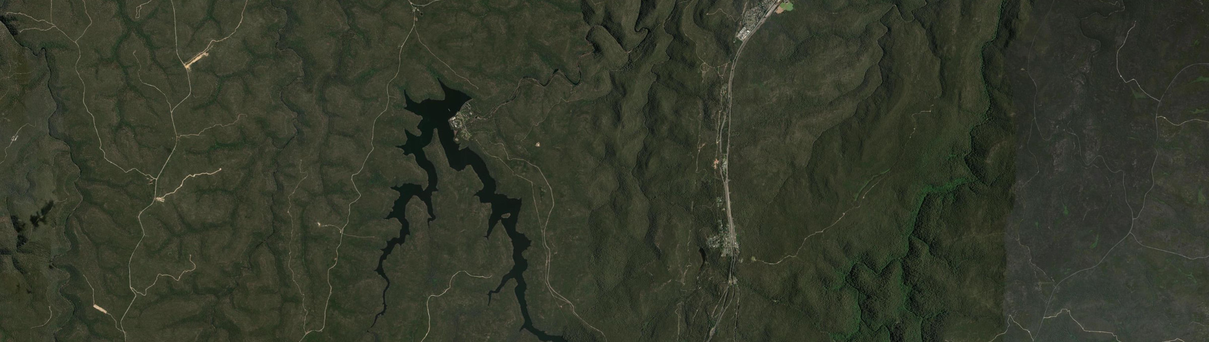 Aerial view of Waterfall, NSW
