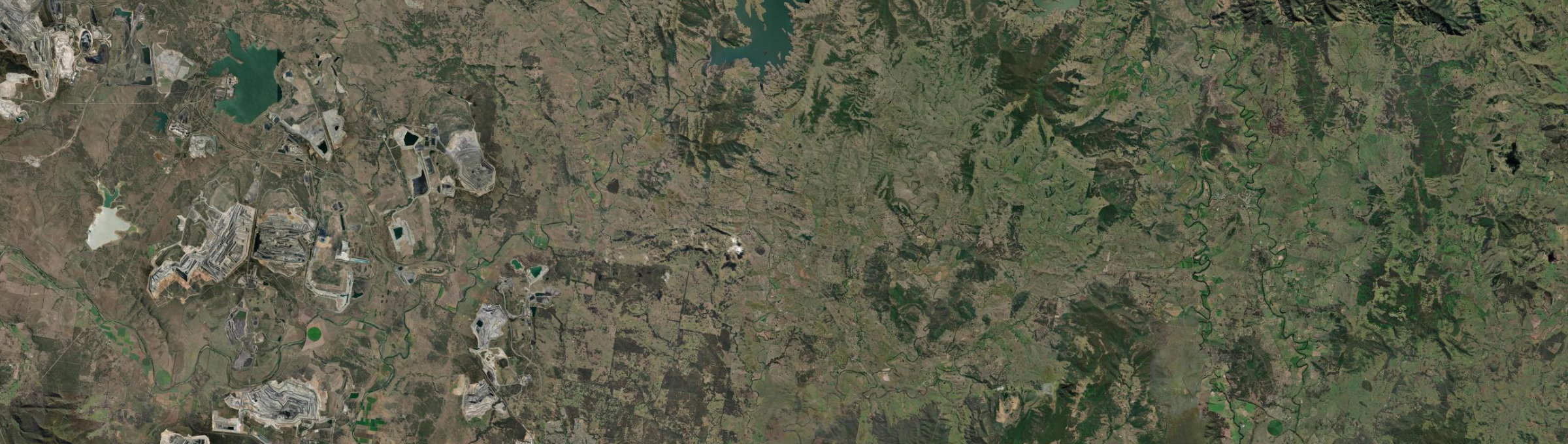 Aerial view of Westbrook (NSW), NSW