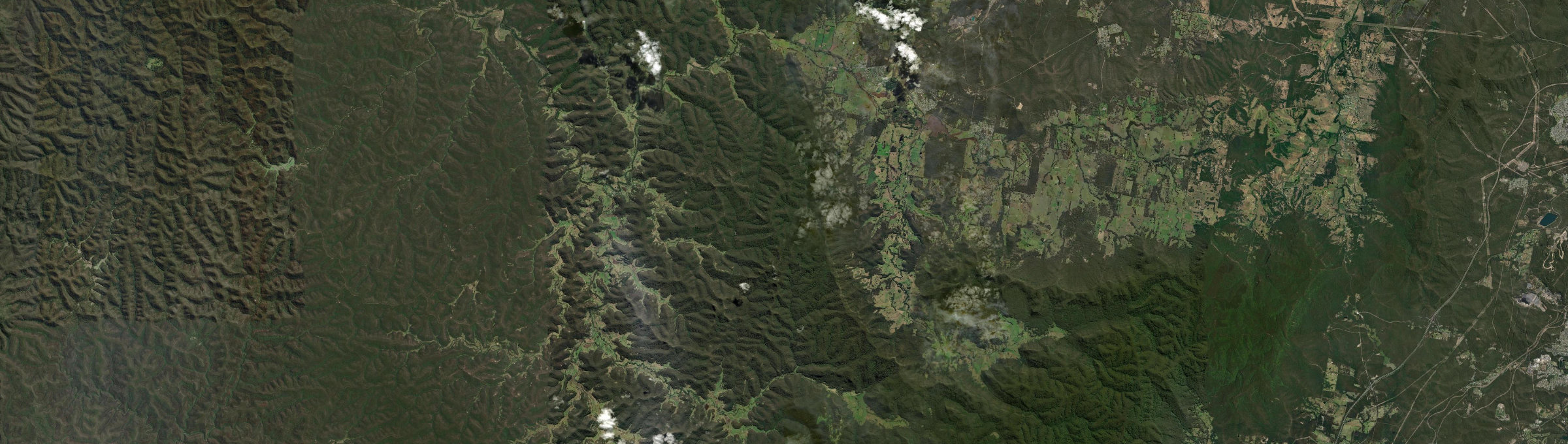 Aerial view of Corrabare, NSW