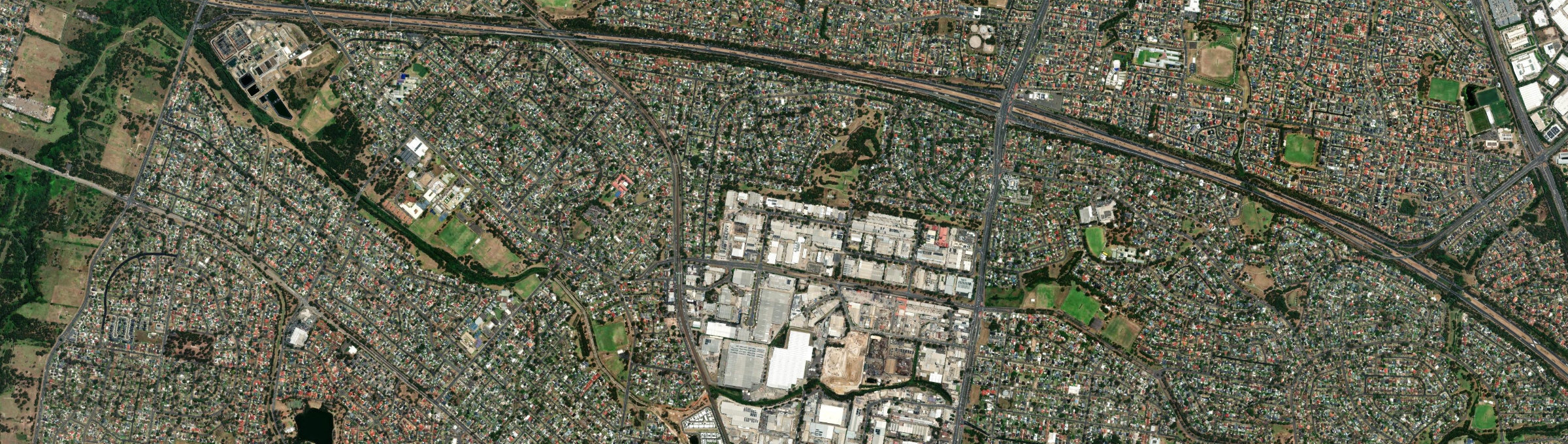 Aerial view of Kings Park (NSW), NSW