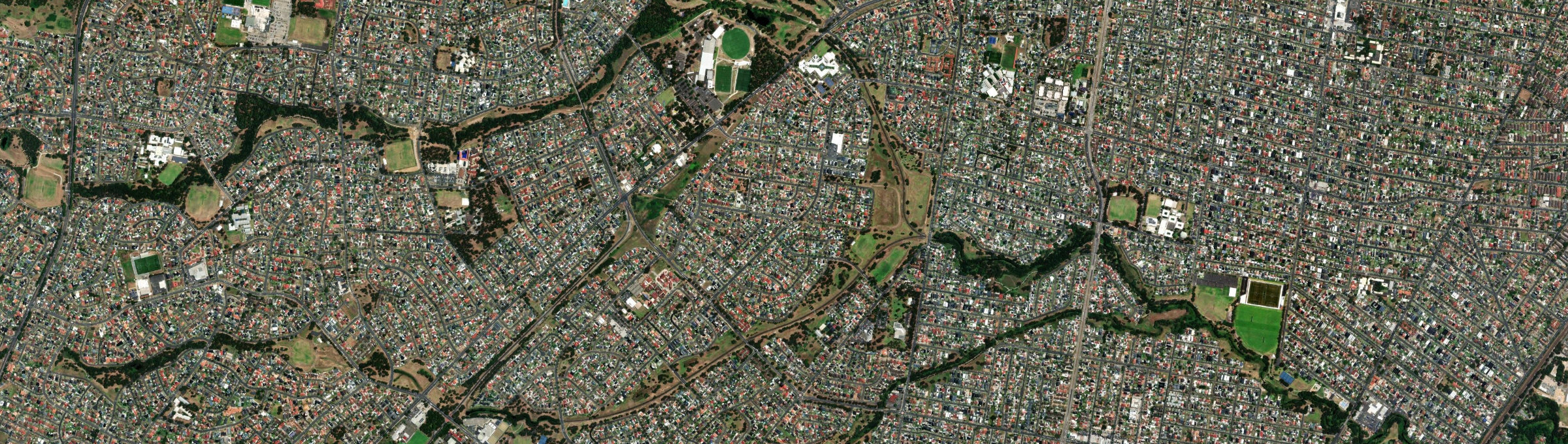 Aerial view of Wakeley, NSW