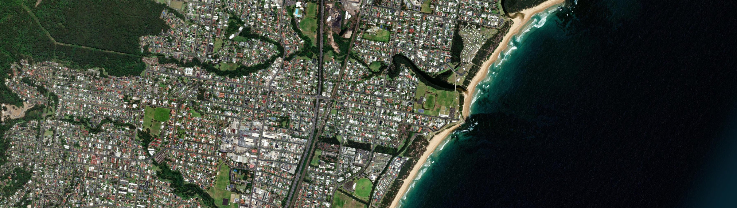 Aerial view of Towradgi, NSW