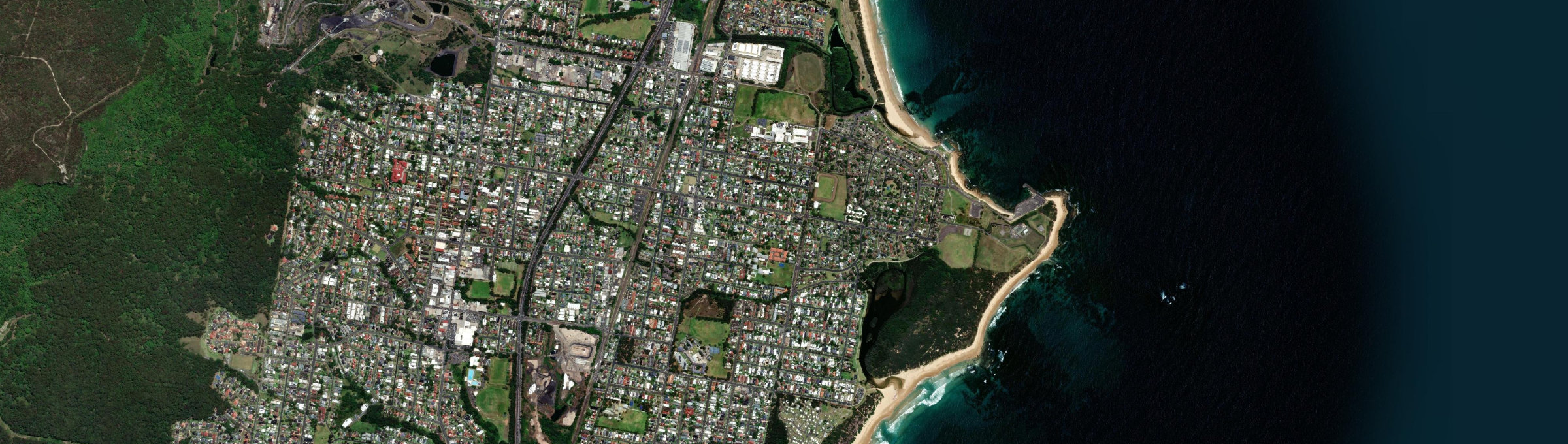 Aerial view of Bellambi, NSW