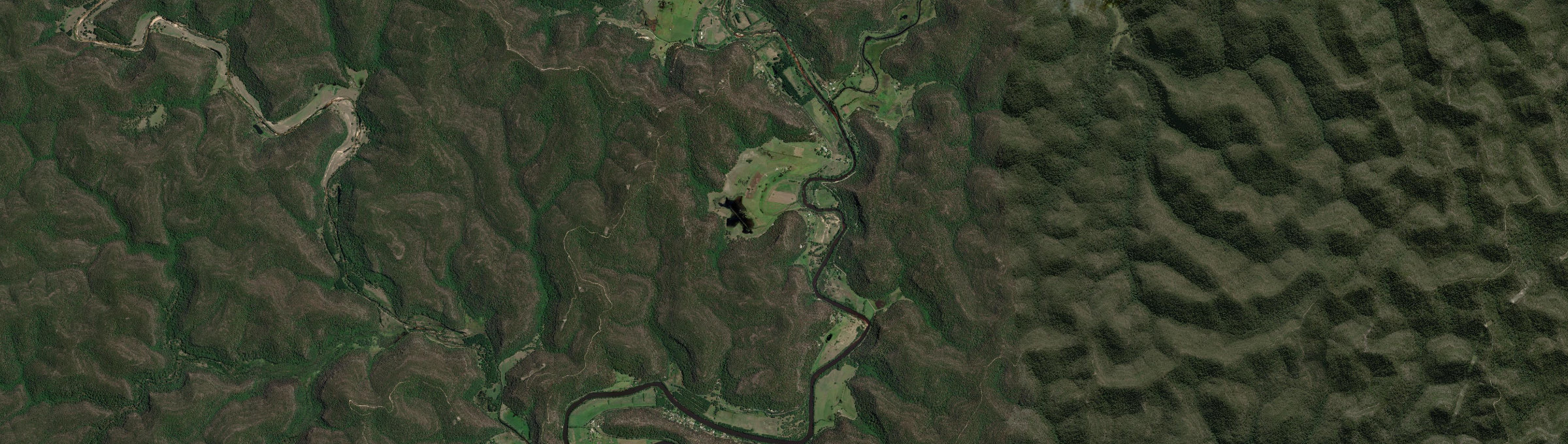 Aerial view of Central Macdonald, NSW