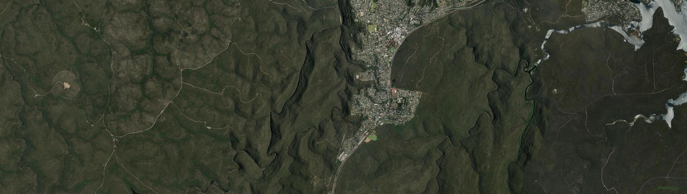 Aerial view of Heathcote (NSW), NSW