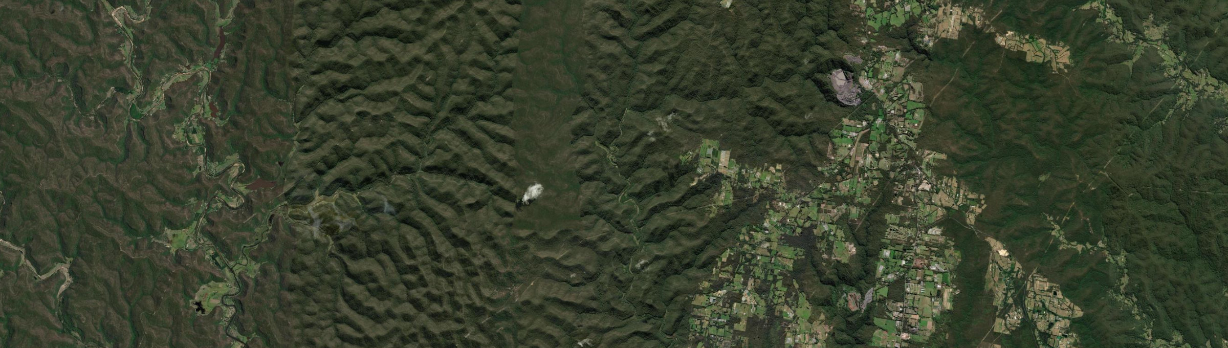 Aerial view of Upper Mangrove, NSW
