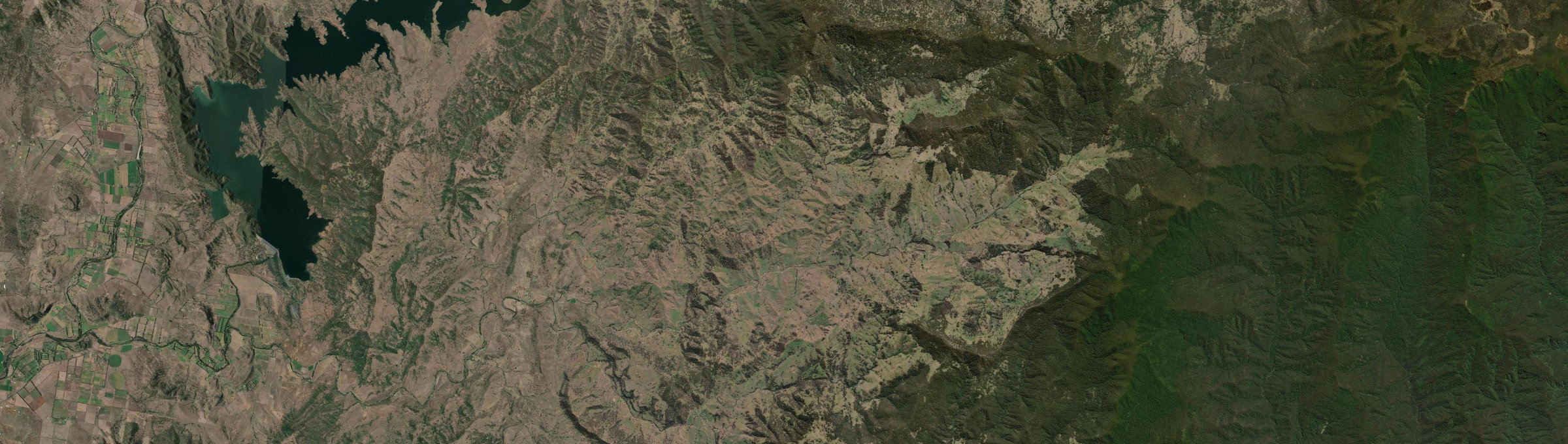 Aerial view of Upper Rouchel, NSW