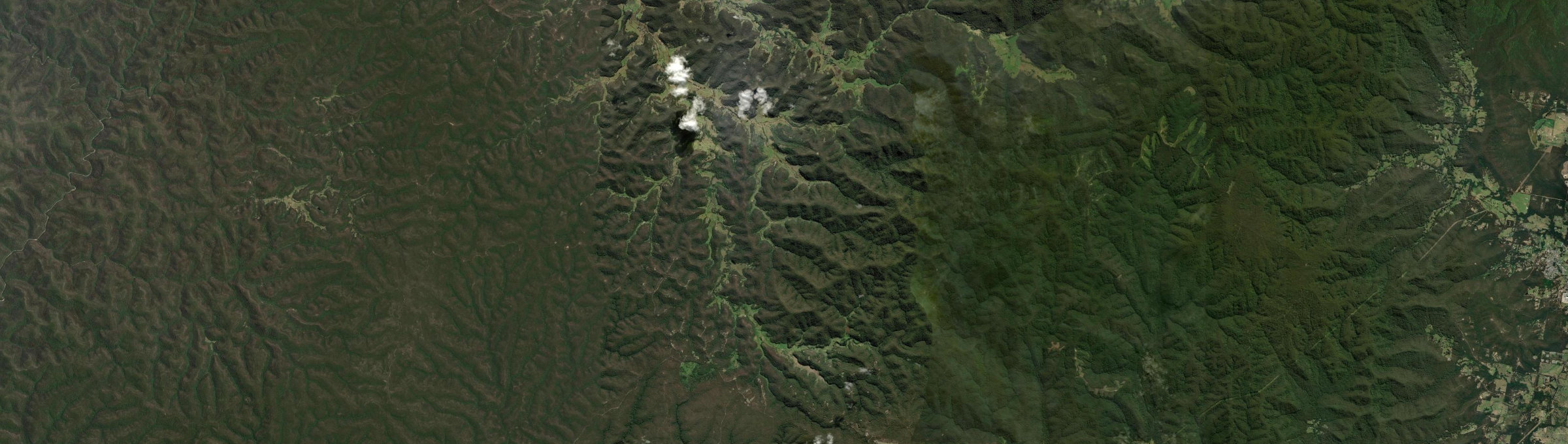 Aerial view of Murrays Run, NSW