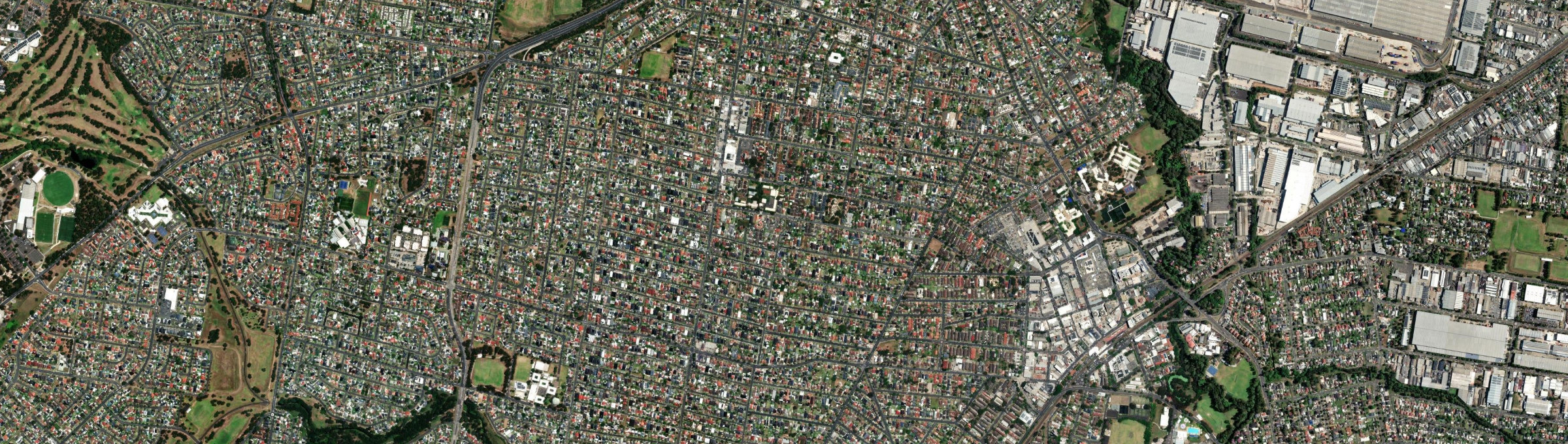 Aerial view of Fairfield Heights, NSW