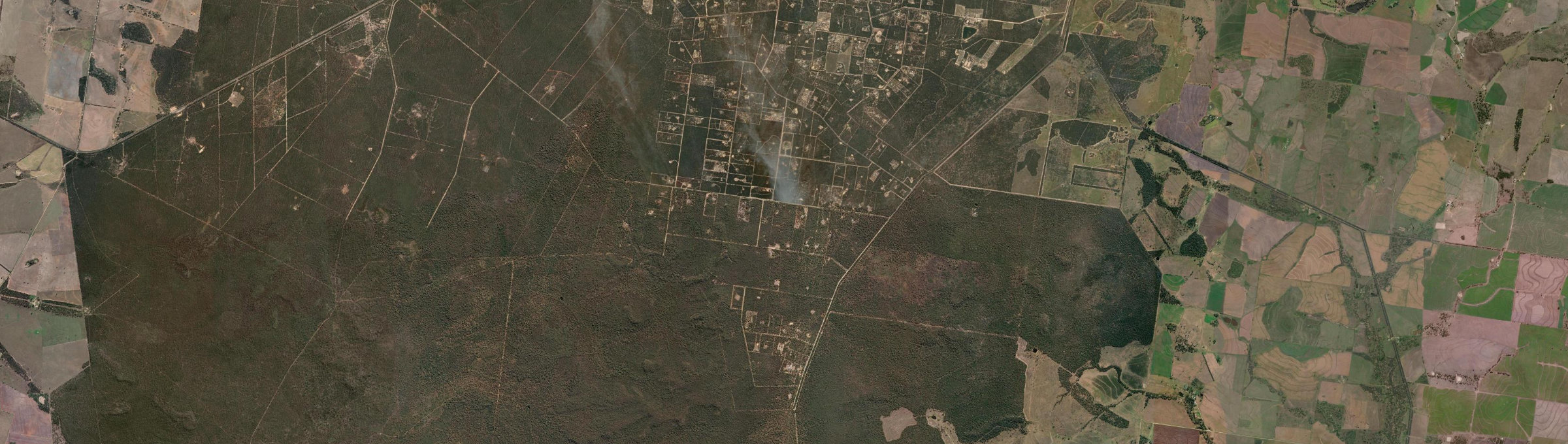 Aerial view of Millmerran Woods, QLD