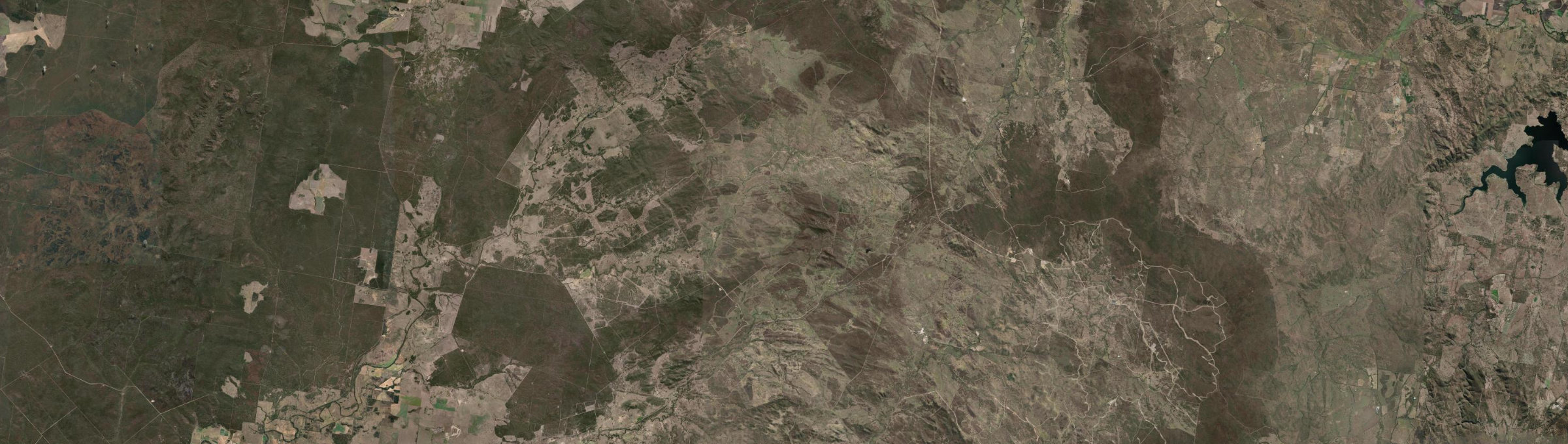 Aerial view of Gore, QLD