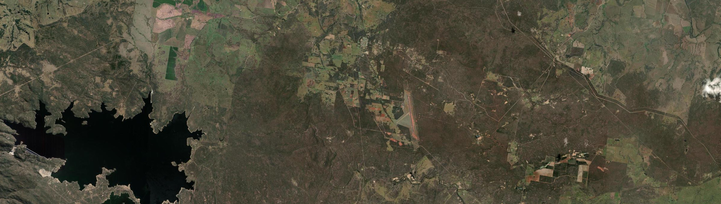 Aerial view of Gilgai, NSW