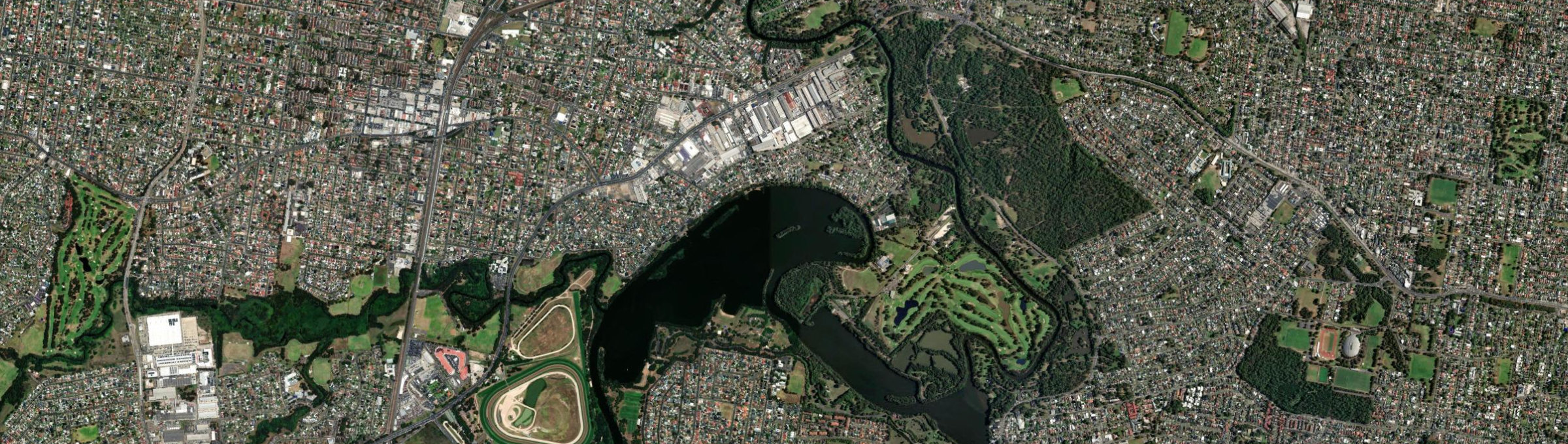 Aerial view of Lansvale, NSW